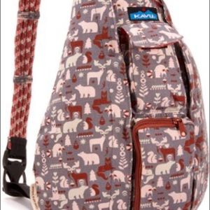 Kavu Woodland Creatures Rope Sling bag